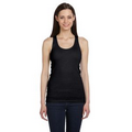 BELLA+CANVAS  Ladies' 2x1 Rib Racerback Longer Length Tank